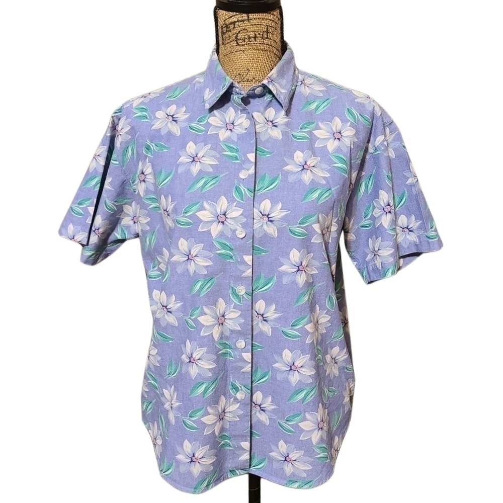 𝅺picone Sport | Button Floral Blouse